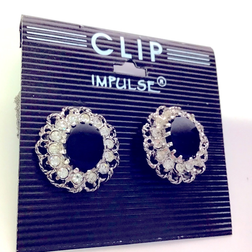 Impulse Clip Crystal Earrings